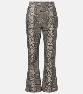 Gabriela Hearst Jeans bootcut Ezra a vita alta