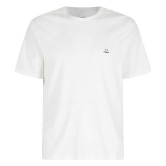 C.P. Company T-Shirts, male, White, Size: XL T-Shirts