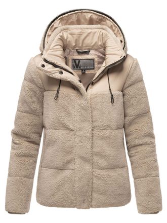 Marikoo dames teddy puffer jas met capuchon - model Kaguraa