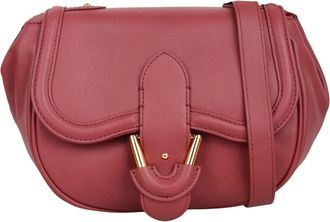 Coccinelle Blake Schoudertas met Gesp Detail - Dames - Schoudertassen - Roze - ONE Size - Leer - Tassen