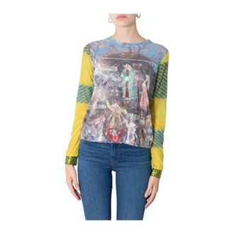 Desigual Dames, Blouses & Shirts, Geel, Maat: XL Poliester