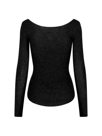Isabel Marant Ribbed Cashmere Sweater - Black