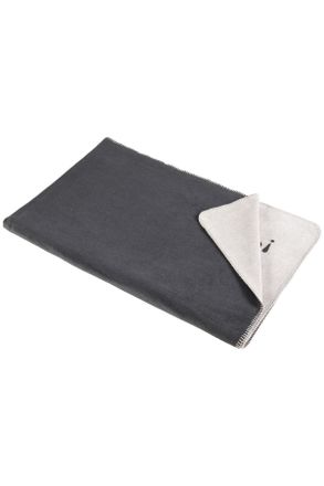 Joop Plaid, Anthrazit, Grau, Textil, Uni, 150x200 cm, Made in Germany, Kettelrand, Double face, Heimtextilien, Wohntextilien, Decken, Plaids