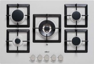 Elleci Elleci Plano 75 M79 Aluminio Empotrable 75 Cm Gas 5 Quemador(es)