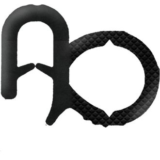 AMA Guarnizione per lamiera o ABS e cofani con aggancio fino a 3mm (20 mt)