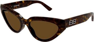 Balenciaga Authentieke Bril met Topkwaliteit - Dames - Zonnebrillen - Bruin - 56 MM - Accessoires
