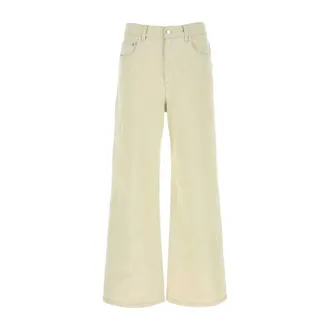 A.P.C. Wide Jeans, male, White, Size: W33 Clyde Jeans