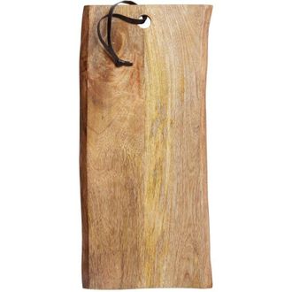 MasterClass Tagliere grande in legno di mango rustico, 23 x 50 cm (9 x 19,5), marrone