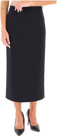 Patrizia Pepe Gonna a tubino midi - - Skirts - Donna - Nero - S