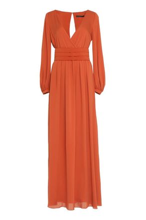 Max Mara Tasca Silk Maxi Dress