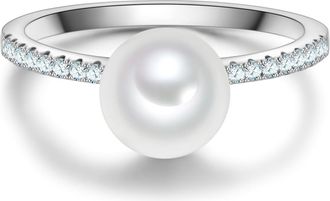 Rafaela Donata Womens Silberring Silver Sterling - Size K