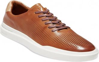 Cole Haan Mens Grandpro Rally Shoe In British Tan/ivory
