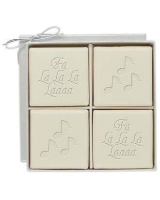 Carved Solutions Fa La La La 4Pc Soap Set