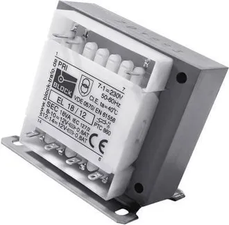 BLOCK El 50/18 Transformador De Seguridad Neutro 50 Va