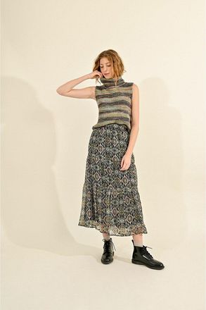 Molly Bracken Bedrukte lange rok