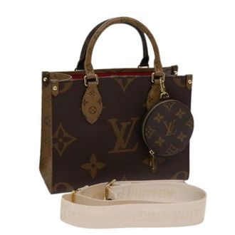 Louis Vuitton Bolso Tote de Lona Pre-owned - Pre-owned - Mujer - Marr&oacute;n - ONE SIZE