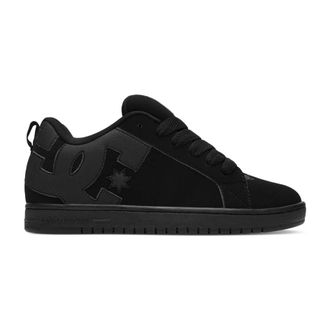 DC Court Graffik - Heren - Skateschoenen - Zwart - 45 1/2 EU - Leer - Fitness