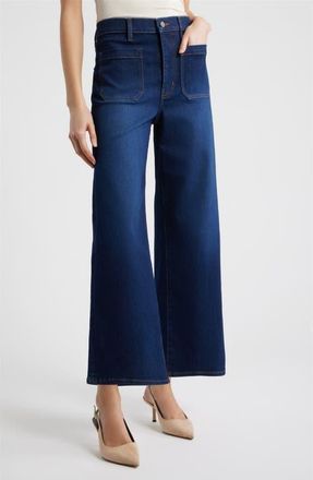Frame Denim The Anchor High Waist Patch Pocket Jeans in Cicero at Nordstrom, Size 33