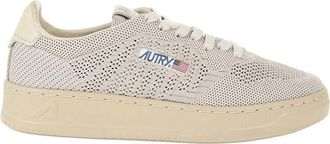 Autry Beige Logo Low Sneakers