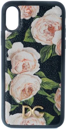Dolce & Gabbana Phone Accessories, female, Black, Size: ONE SIZE iPhone Cover X-Xs
