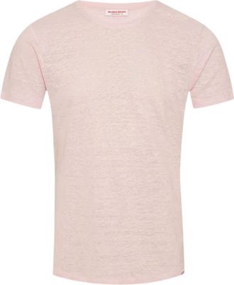 Orlebar Brown Mens Short Sleeves Tee In Rose