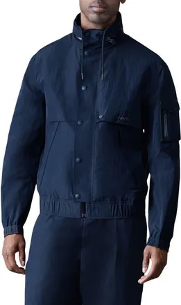Mackage Garrett Hooded Rain acket in Navy at Nordstrom, Size 36