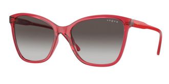 Vogue Eyewear VO5520S 30848G Womens Sunglasses Red Size 56