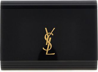 Saint Laurent Black Minaudiere Vicky Crossbody Bag