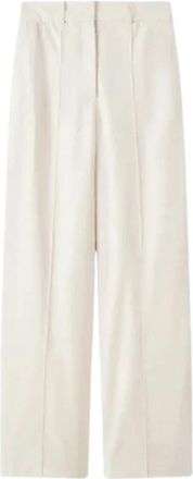 Joseph Jnane Katoen Linnen Broek - Dames - Wijde Broeken - Beige - 2XS - Katoen - Broeken
