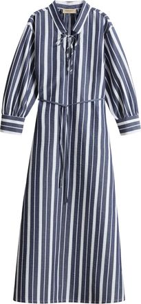 Woolrich Abito midi a righe - Blu