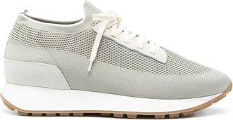 Eleventy Sneakers con tomaia in maglia - Verde