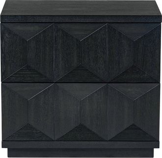 Safavieh Couture Deziree Wood 2 Drawer Nightstand