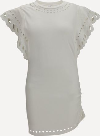 Isabel Marant Abito Orlane in cotone e sangallo Woman M