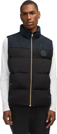 Scotch & Soda Scotch & Soda Mens Ovela Mixed Media Vest With Multi Quilted Detailing