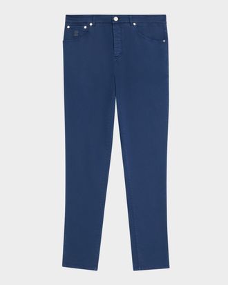 Brunello Cucinelli Men & apos;s Italian-Fit Denim Five-Pocket Pants