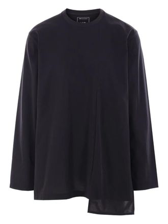 Yohji Yamamoto Jersey T-shirt - Zwart