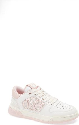 Amiri Classic Logo Low Top Sneaker in White Pink at Nordstrom, Size 10Us