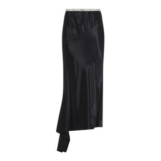 Celine Celine, Dames, Rokken, Zwart, Maat: XS Viscose