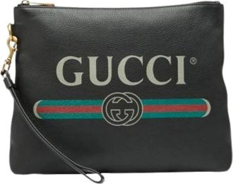 Gucci Pre-owned Clutches, female, Black, Size: ONE SIZE Pre-owned Vintage Clutch