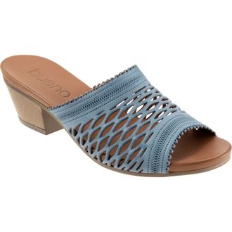 Bueno Lillian Block Heel Sandal in Denim at Nordstrom Rack, Size 10.5-11Us / 42Eu