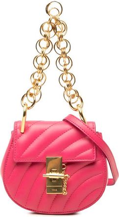 Chlo&eacute; Pre-owned Chloe Nano Quilted Leather Drew Bijou Satchel Ladies A5WHBCYVSM8DYVOT