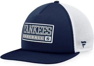 Majestic Mens Majestic Navy/White New York Yankees Foam Trucker Snapback Hat at Nordstrom