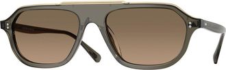 Oliver Peoples OV5613SU Estin Polarized 1820GN Mens Sunglasses Grey Size 58
