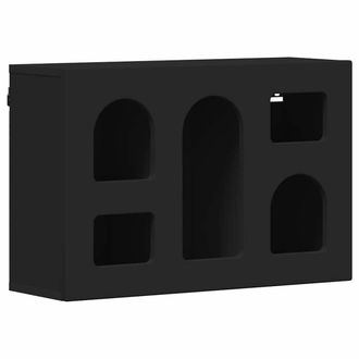 vidaXL Mueble Colgante Negro 60 X 20 X 40 Cm Madera De Ingenier&iacute;a Vidaxl