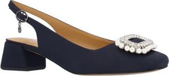 J. Reneé Eudora Embellished Slingback Pump in Dark Navy at Nordstrom, Size 10.5