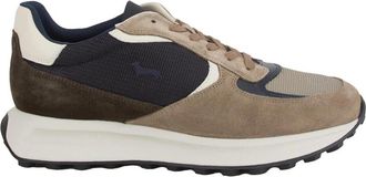 Harmont & Blaine Heren Suede - TEX Fabric Taupe - Heren - Sneakers - Beige - 42 EU - Schoenen