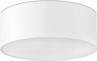 Faro Barcelona Faro Seven - L&aacute;mpara De Techo Empotrada Grande De 3 Luces Blanca, E27