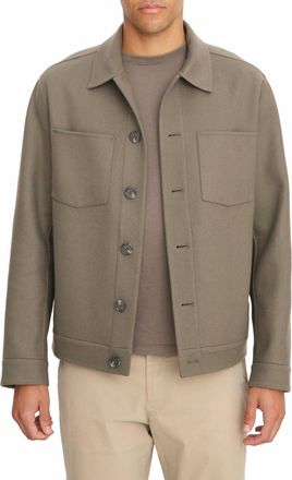 Vince Splittable Shop Jacket In Smoke