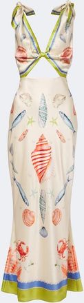 Retrof&ecirc;te Retrof&ecirc;te Carlotte silk-blend satin maxi dress