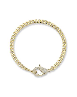 Chloe and Madison 14K Over Silver CZ Bracelet